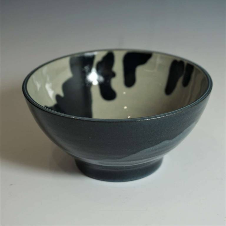 Sake Bowl Grey/Black