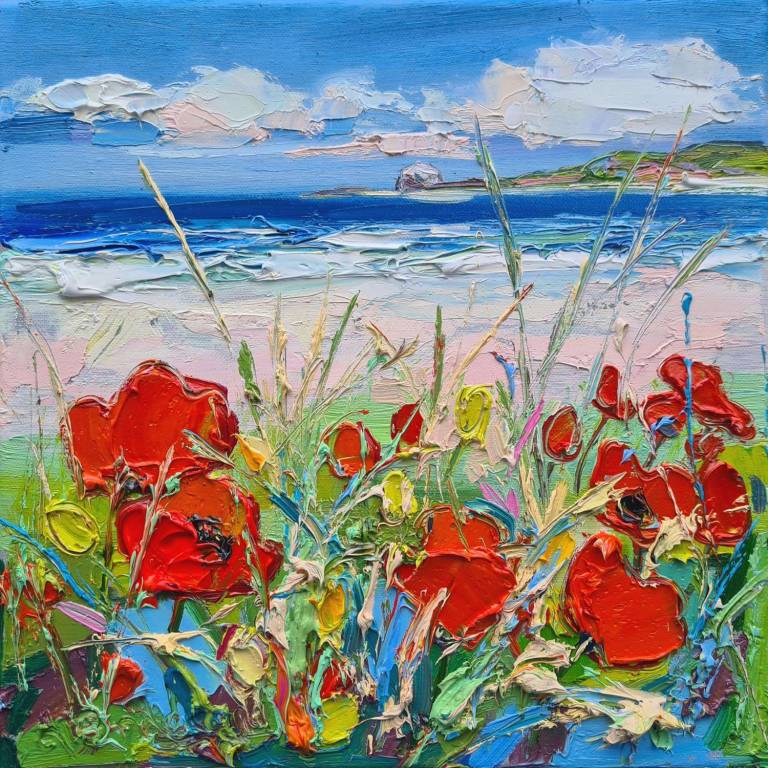 Poppies In The Dunes, Bass Rock