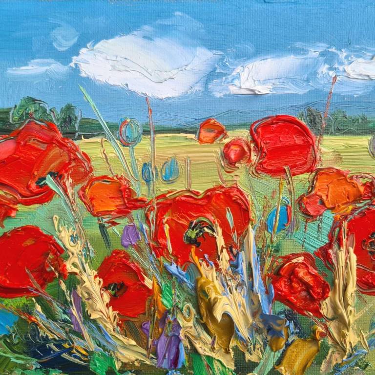 Clouds and Poppies