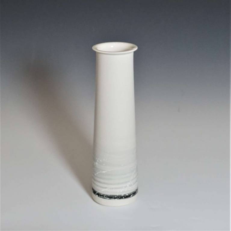 Porcelain Flared Neck Bud Vase