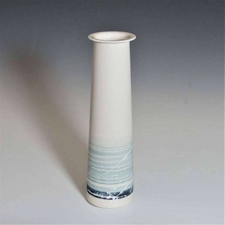 Porcelain Flared Neck Bud Vase