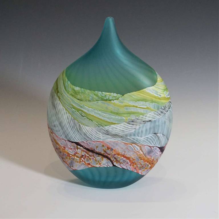 Medium Teardrop Flint Vase