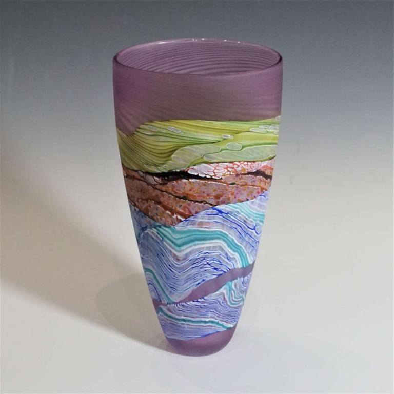 Small Tall Amethyst Vase